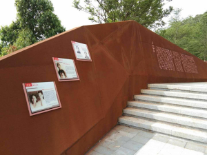 横栏镇耐候钢挡土墙